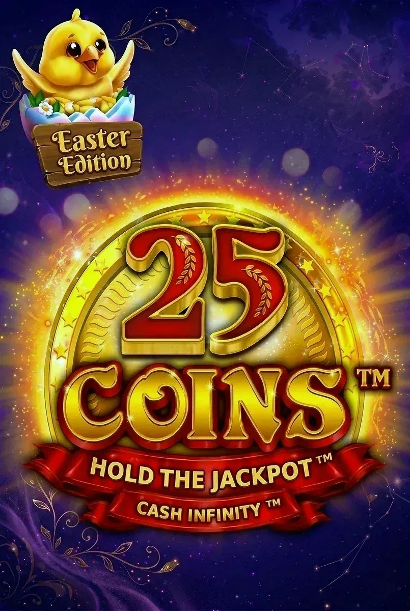 25 coins hold the jackpot cash infinity